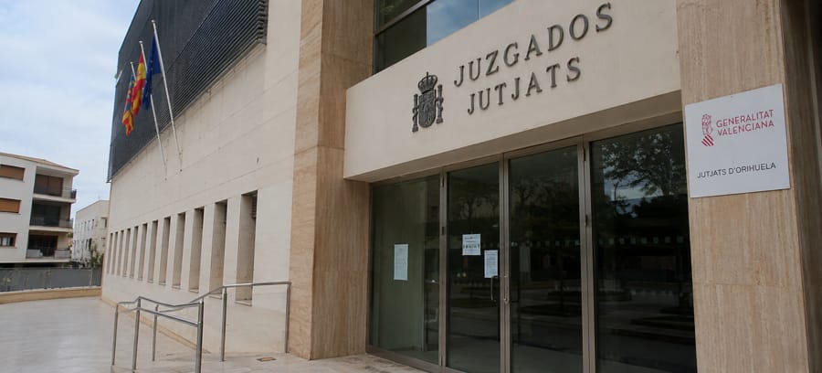 Juzgado de Primera Instancia de Orihuela donde se tramitan los procedimientos de familia